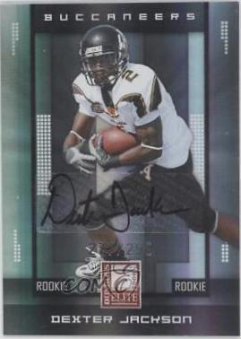 Dexter Jackson #171 2008 Panini Donruss Elite Football