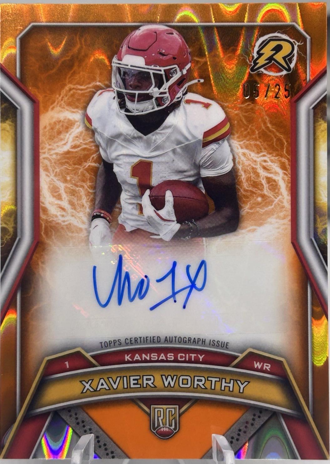 Xavier Worthy [Orange Power Surge] #RRS-XW