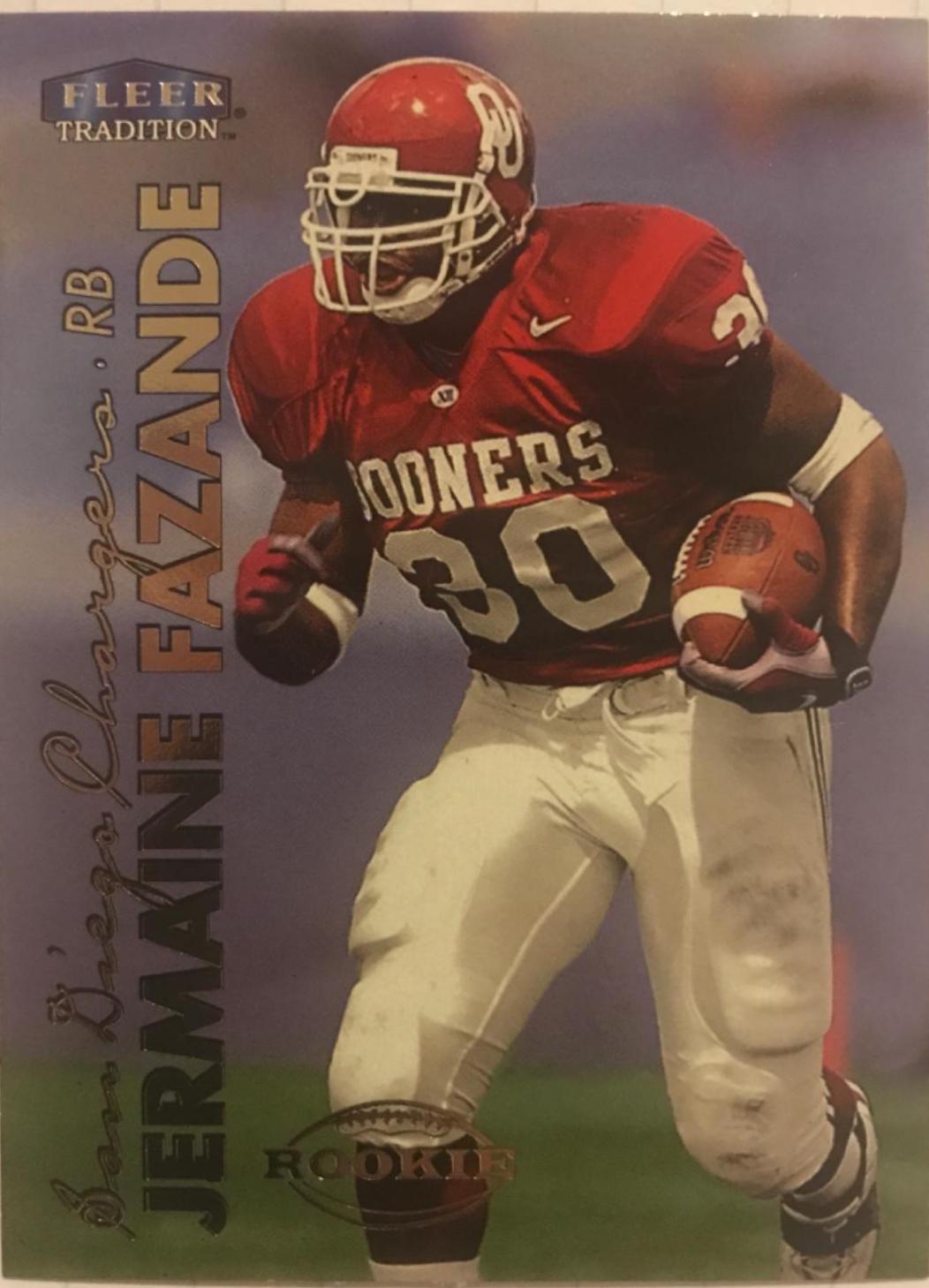 Jermaine Fazande #270 Football Cards 1999 Fleer Tradition