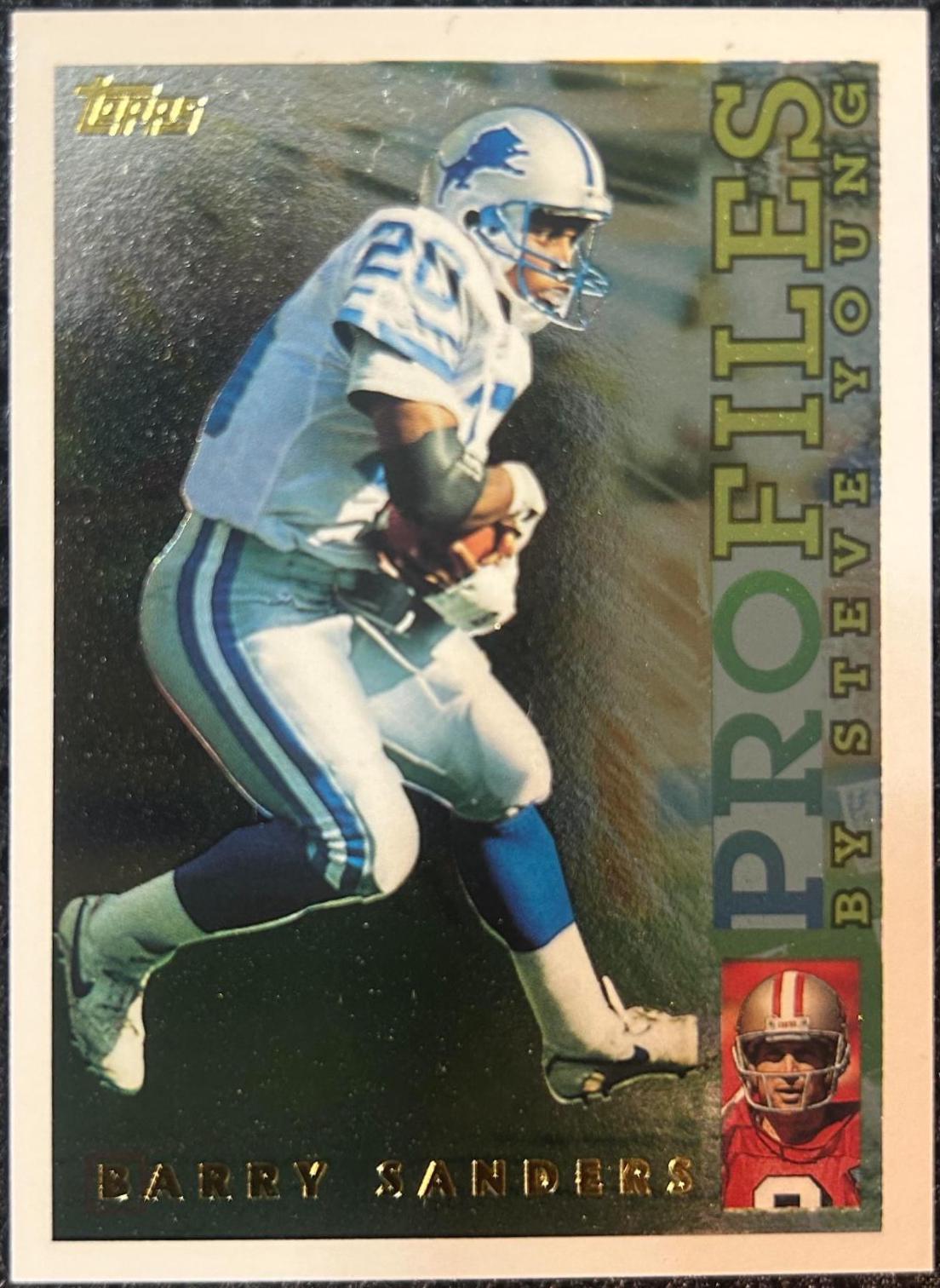 Barry Sanders #PF-10 1995 Topps Profiles Football