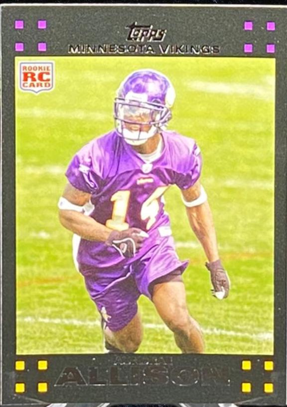 Aundrae Allison #328 Football Cards 2007 Topps