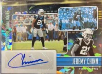Jeremy Chinn Football Cards 2023 Panini Luminance Signature Highlights