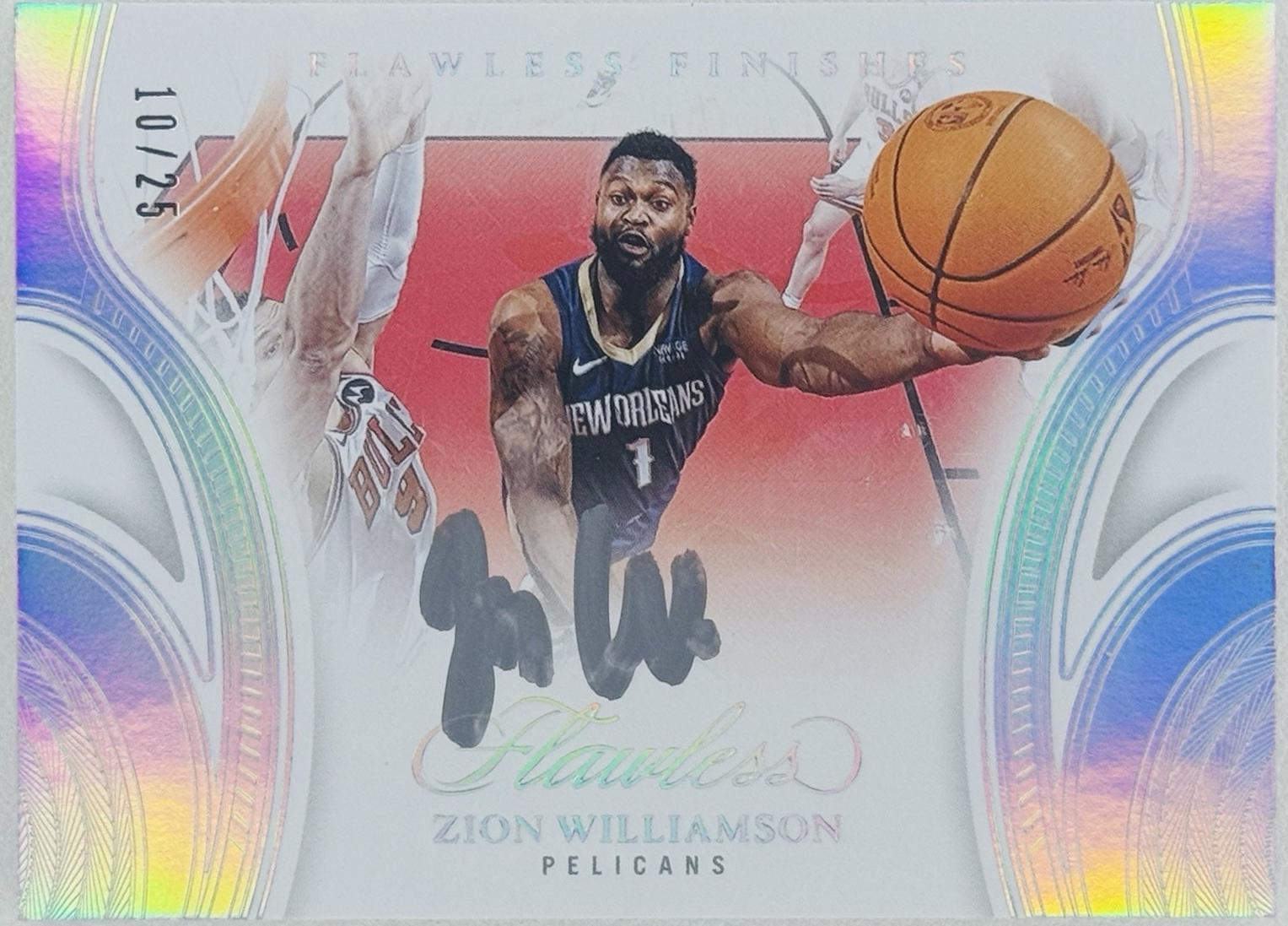 Zion Williamson #1 2024 Panini Flawless Finishes Basketball