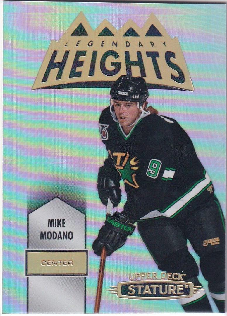 Mike Modano #LH-12 Hockey Cards 2021 Upper Deck Stature Legendary Heights