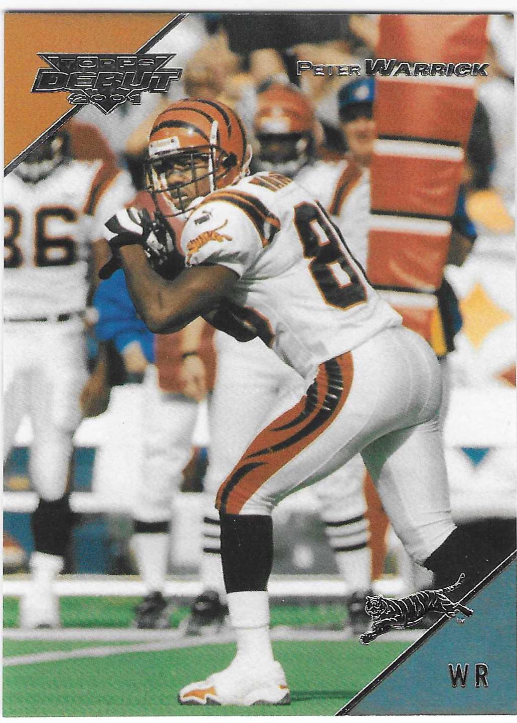 Peter Warrick #5 Football Cards 2001 Topps Debut