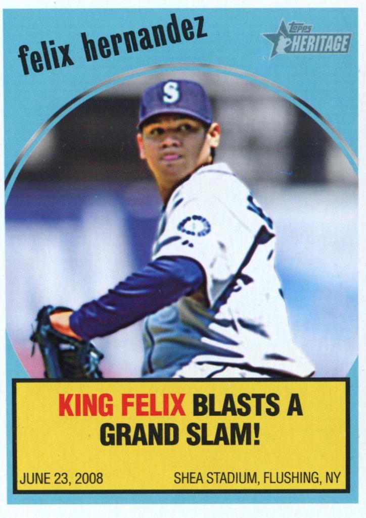 Felix Hernandez #FB8 Baseball Cards 2008 Topps Heritage Flashbacks