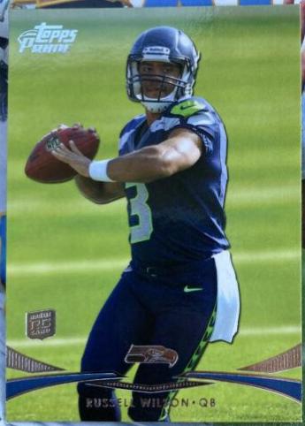 Russell Wilson #78 Football Cards 2012 Topps Prime