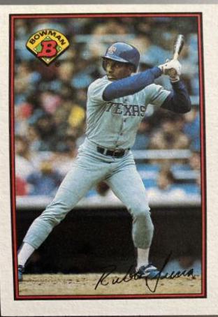 Ruben Sierra #235 Baseball Cards 1989 Bowman
