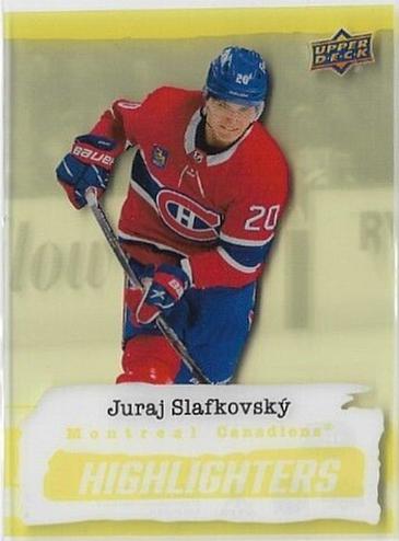 Juraj Slafkovsky #HL-21 Hockey Cards 2023 Upper Deck Highlighters