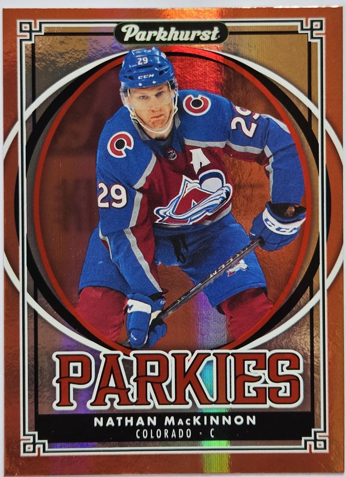 Nathan MacKinnon #P-17 Hockey Cards 2023 Parkhurst Parkies