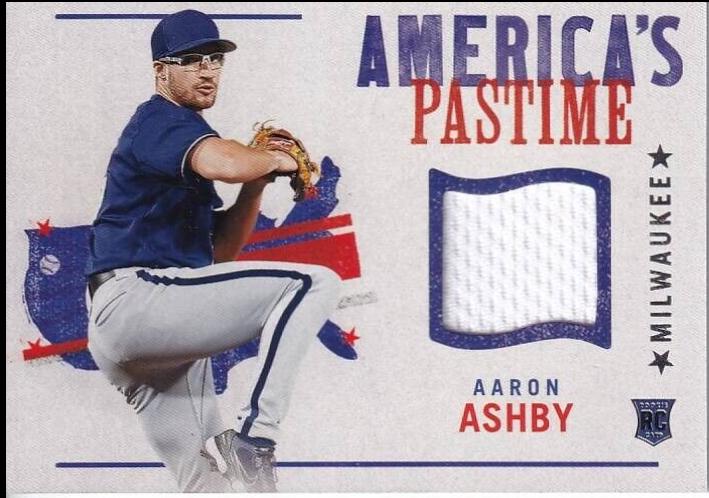 Aaron Ashby #APS-AA Baseball Cards 2022 Panini Chronicles America's Pastime Swatches