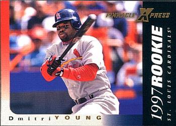 Dmitri Young #124 Baseball Cards 1997 Pinnacle X Press