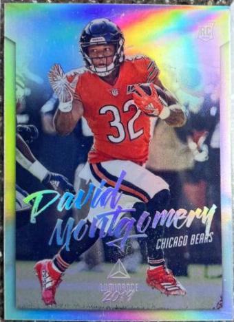 David Montgomery #206 Football Cards 2019 Panini Chronicles Luminance
