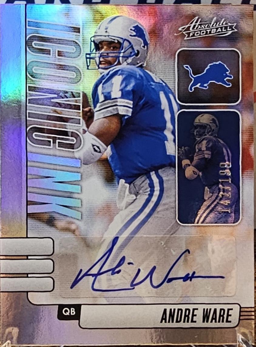 Andre Ware #II-AWE Football Cards 2024 Panini Absolute Iconic Ink