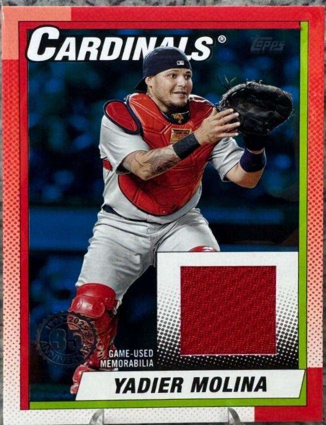 Yadier Molina #T90R-YM 2025 Topps 1990 Relic Baseball