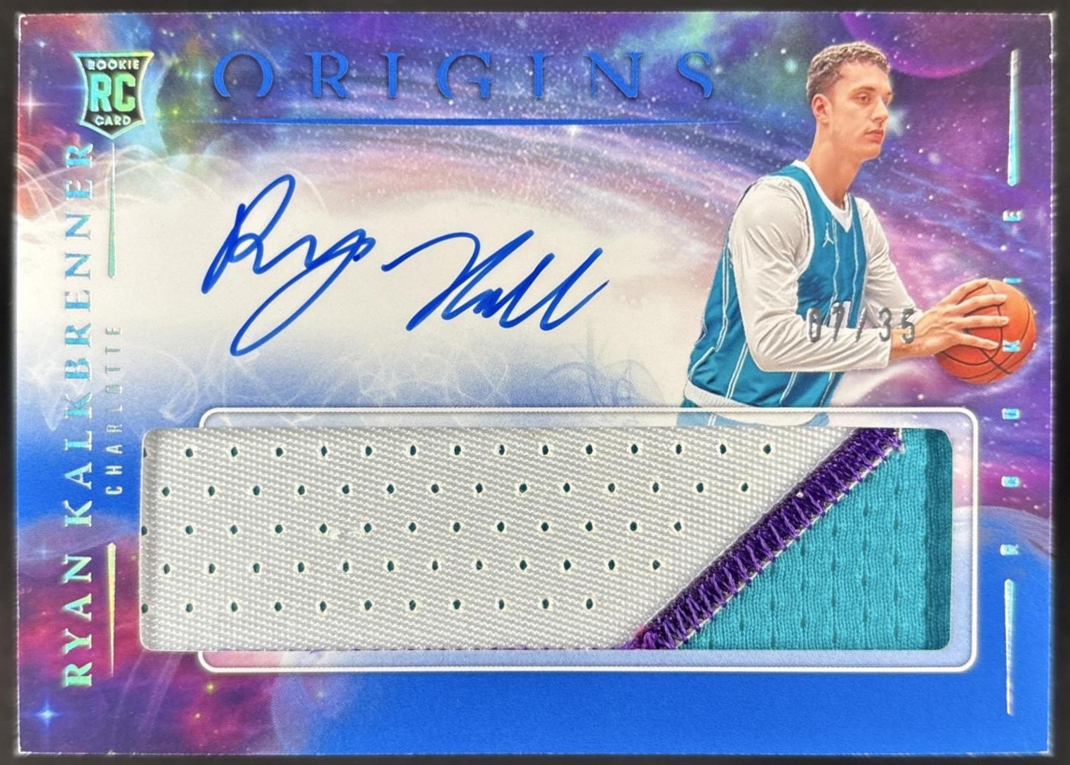 Ryan Kalkbrenner #21 2025 Panini Origins Rookie Autograph Basketball