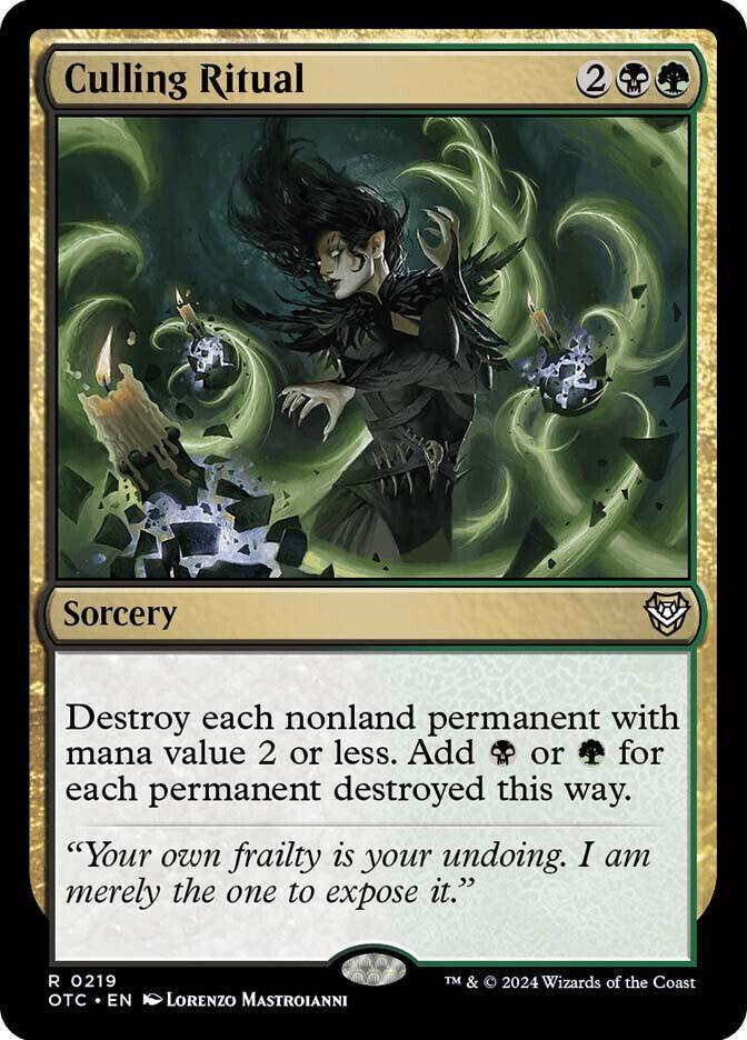 Culling Ritual (Magic Outlaws of Thunder Junction Commander)