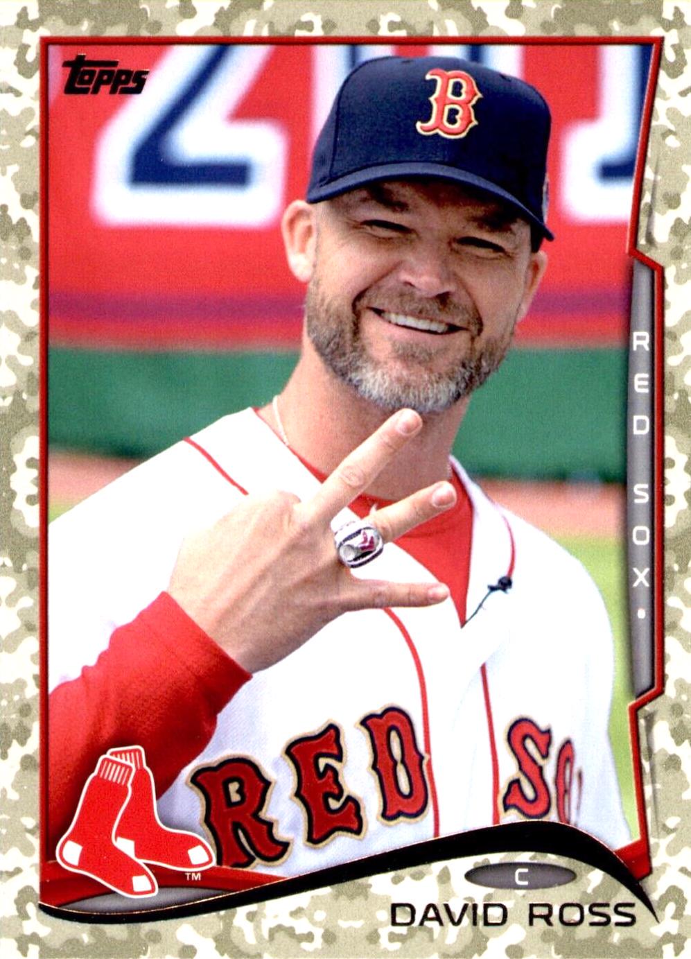David Ross #US60 Baseball Cards 2014 Topps Update