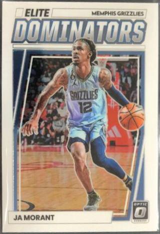 Ja Morant #5 Basketball Cards 2022 Panini Donruss Optic Elite Dominators