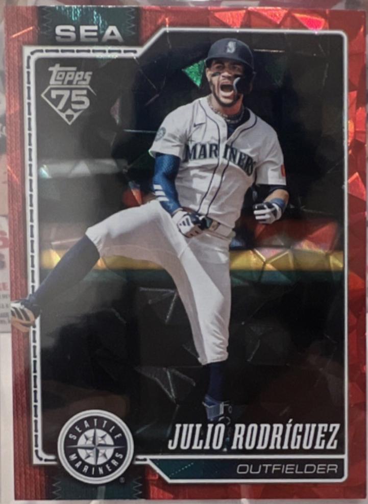 Julio Rodriguez [Red Diamante] (2026 Topps)