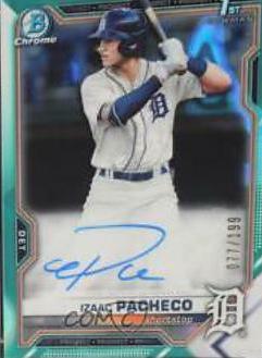 Izaac Pacheco [Aqua Lava Refractor] #CDA-IP