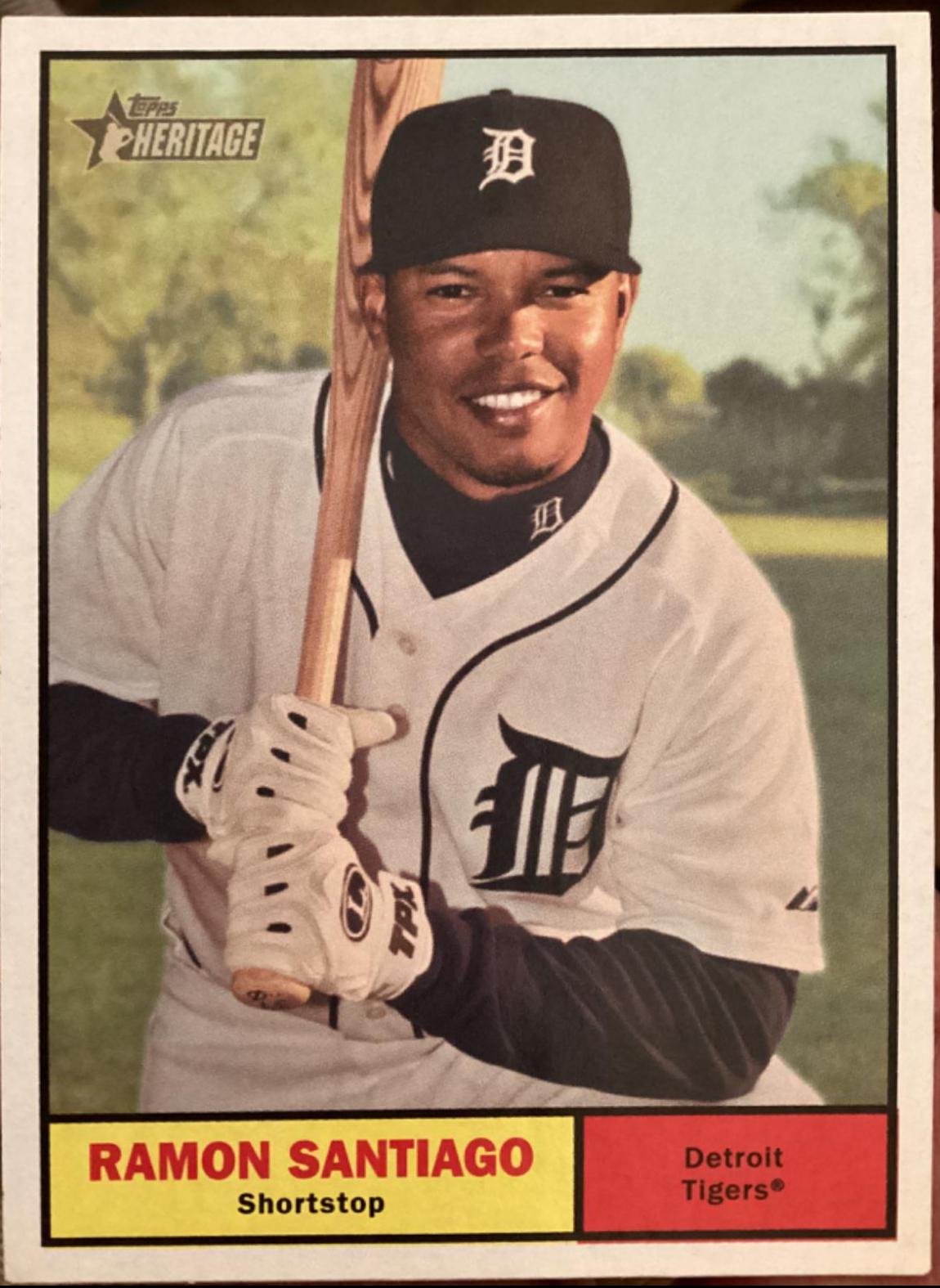 Ramon Santiago #13 Baseball Cards 2010 Topps Heritage