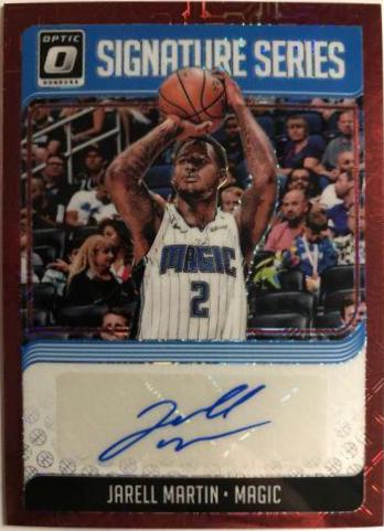 Jarell Martin #JMT 2018 Panini Donruss Optic Signature Series Basketball