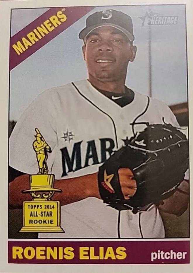 Roenis Elias #15 Baseball Cards 2015 Topps Heritage