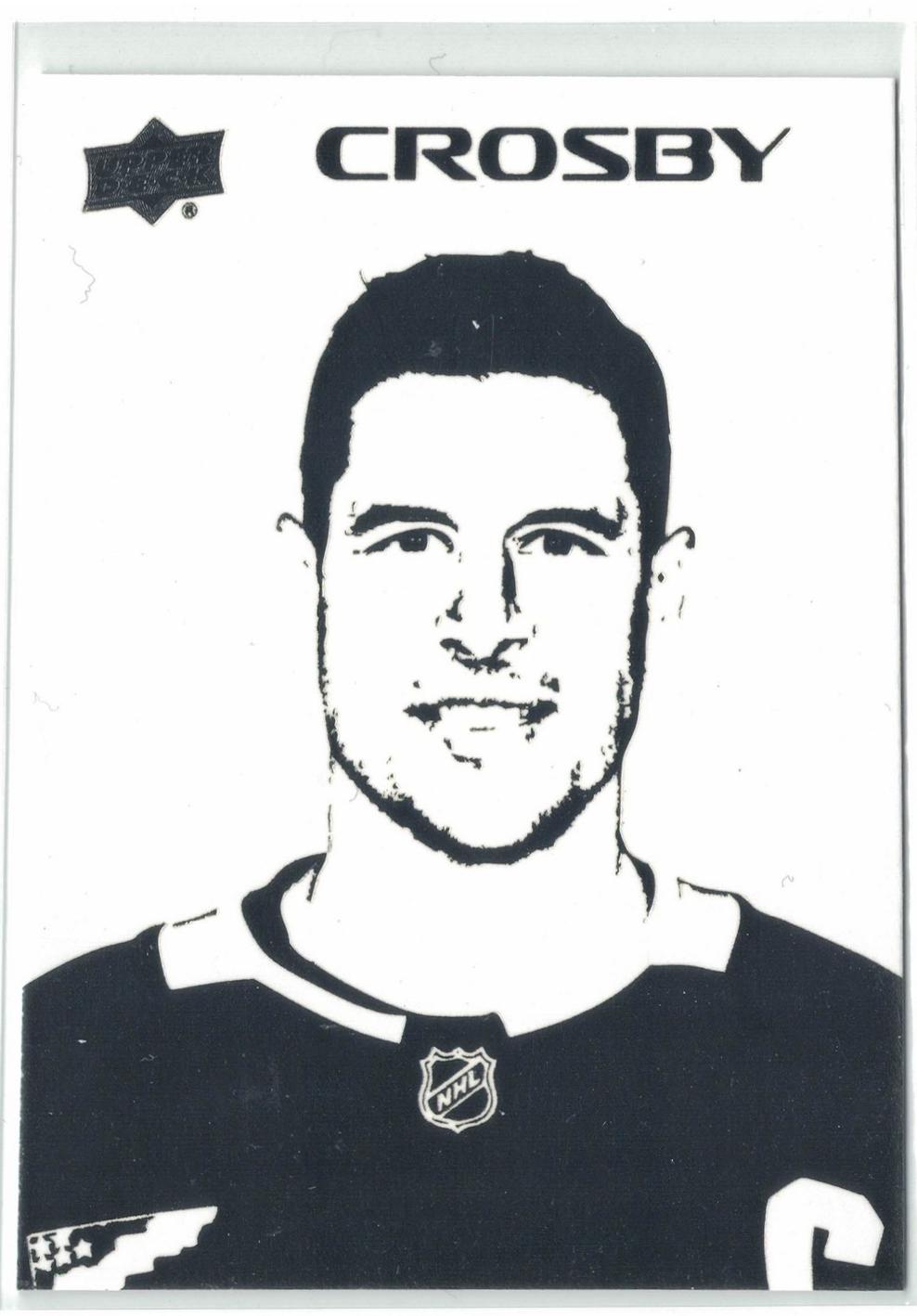 Sidney Crosby #ST-44 2026 Upper Deck Stencils Hockey