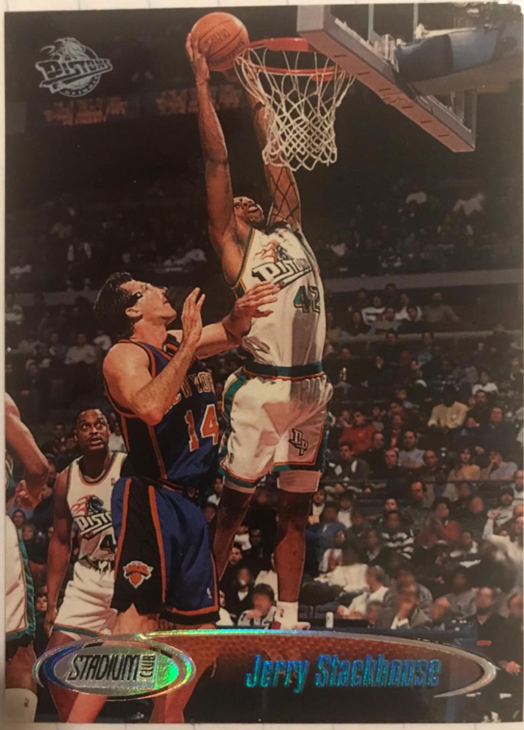 Jerry Stackhouse #6 Basketball Cards 1998 Stadium Club