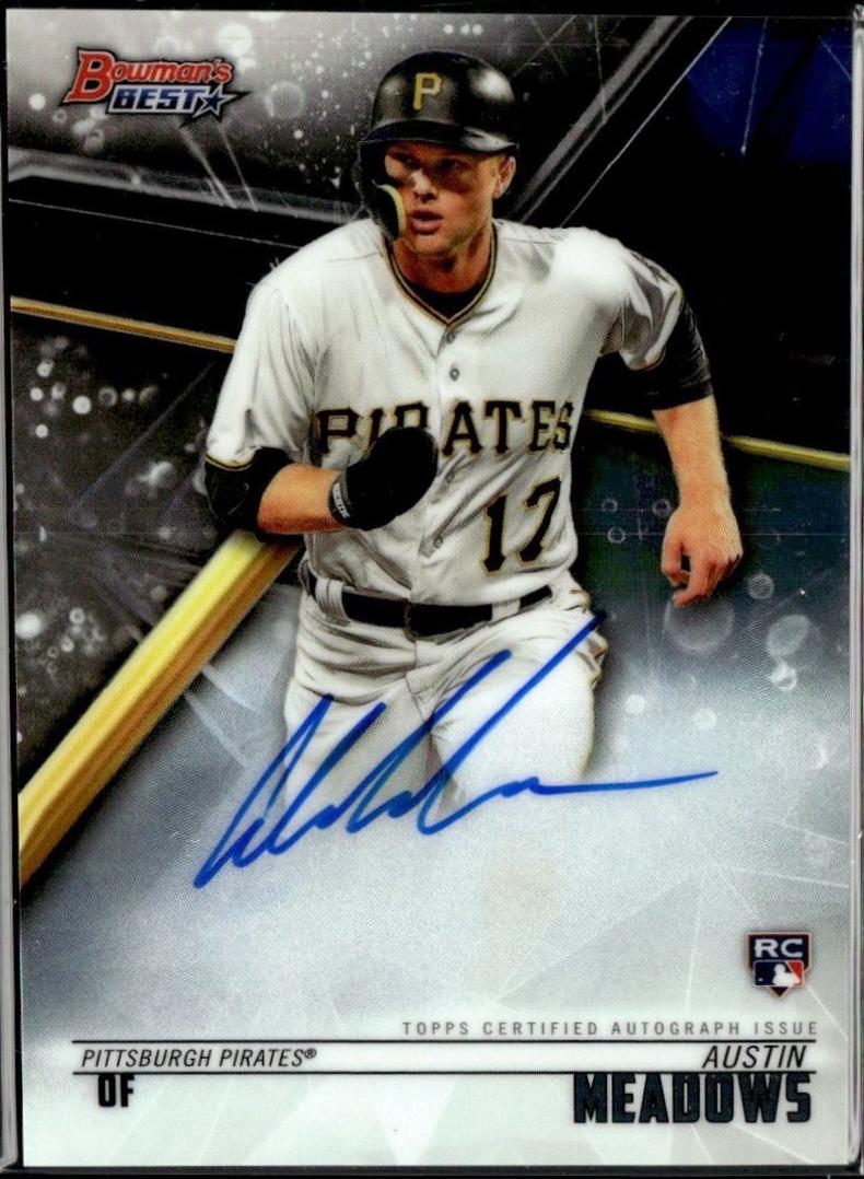 Austin Meadows #B18-AM Baseball Cards 2018 Bowman's Best of 2018 Autographs