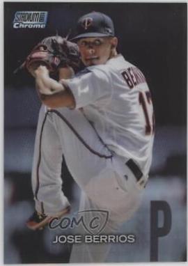 Jose Berrios #SCC-128 Baseball Cards 2018 Stadium Club Chrome