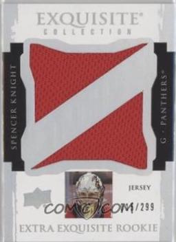 Spencer Knight #ECER-SK Hockey Cards 2021 Upper Deck Black Diamond Exquisite Collection Extra Rookies