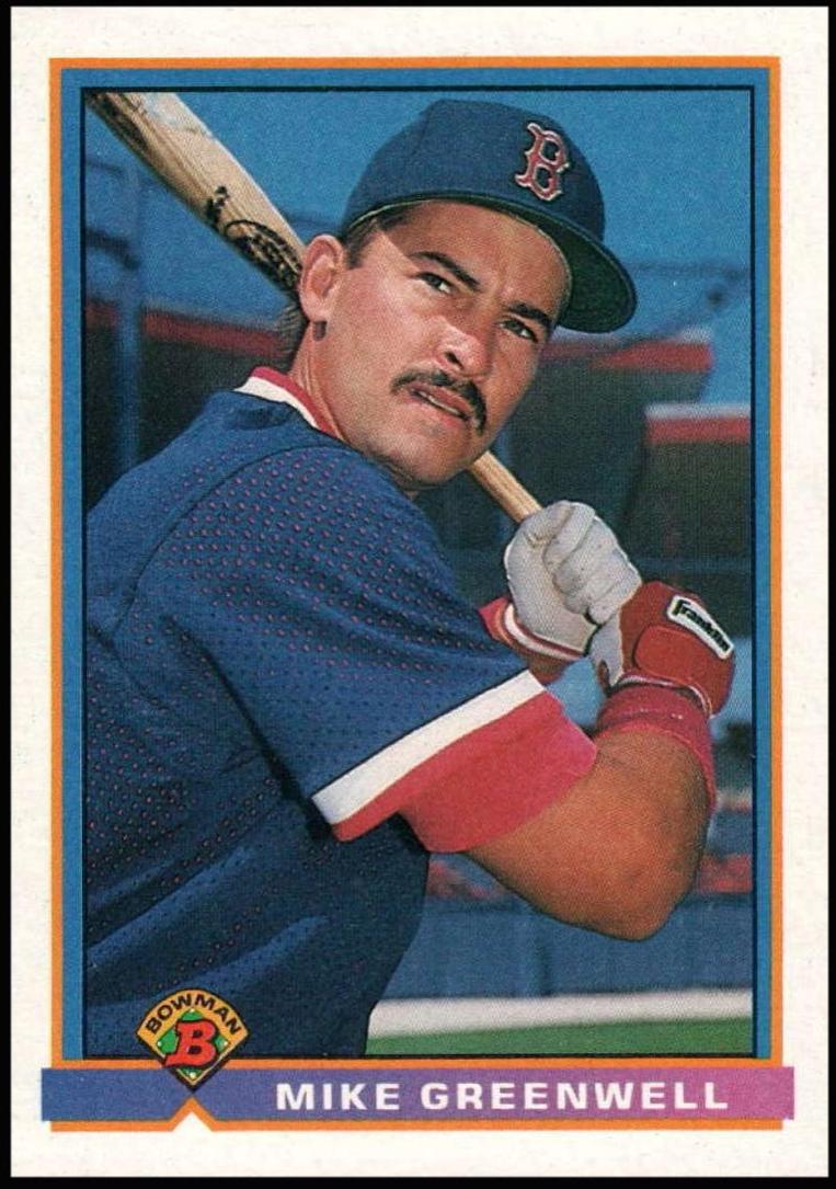 Mike Greenwell #116 Baseball Cards 1991 Bowman