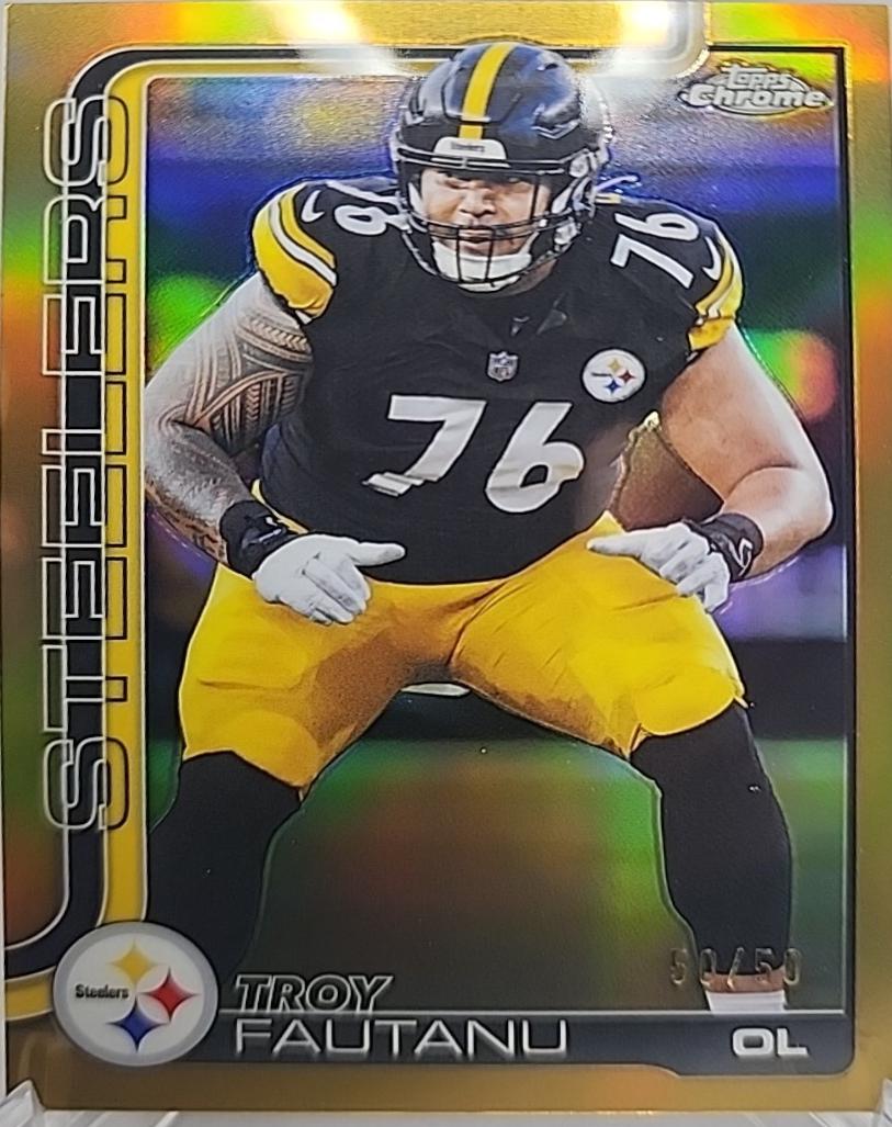 Troy Fautanu [Gold Refractor] #256