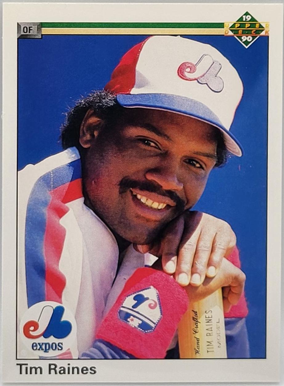 Tim Raines #177 Baseball Cards 1990 Upper Deck