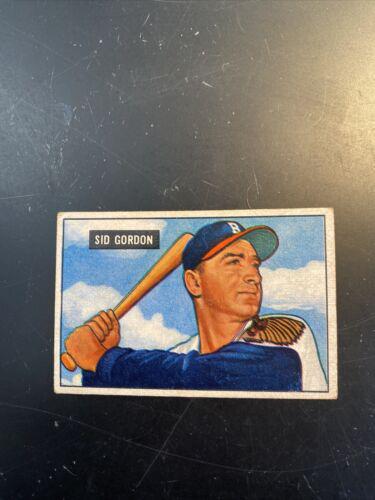 Sid Gordon #19 Baseball Cards 1951 Bowman