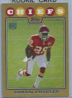 Jamaal Charles #350 Football Cards 2008 Topps