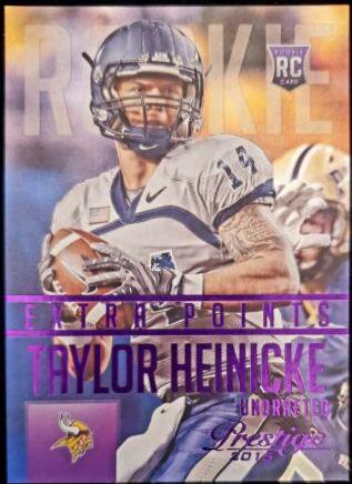 Taylor Heinicke [Extra Points Purple] #288