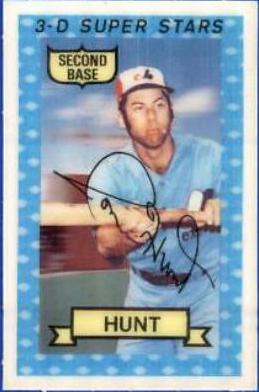 Ron Hunt #25 Baseball Cards 1974 Kellogg's
