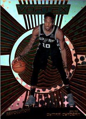DeMar DeRozan #5 Basketball Cards 2018 Panini Revolution Vortex