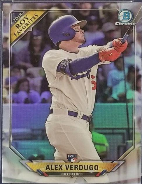 Alex Verdugo #ROYF-VA Baseball Cards 2018 Bowman