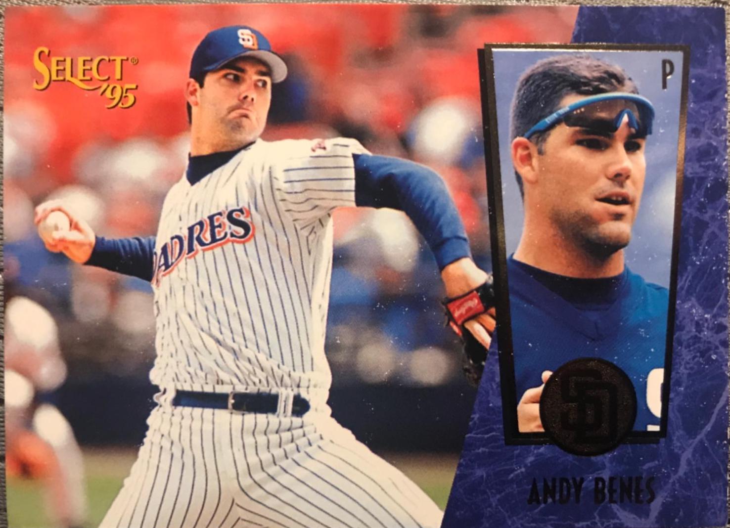 Andy Benes Baseball Cards 1995 Select