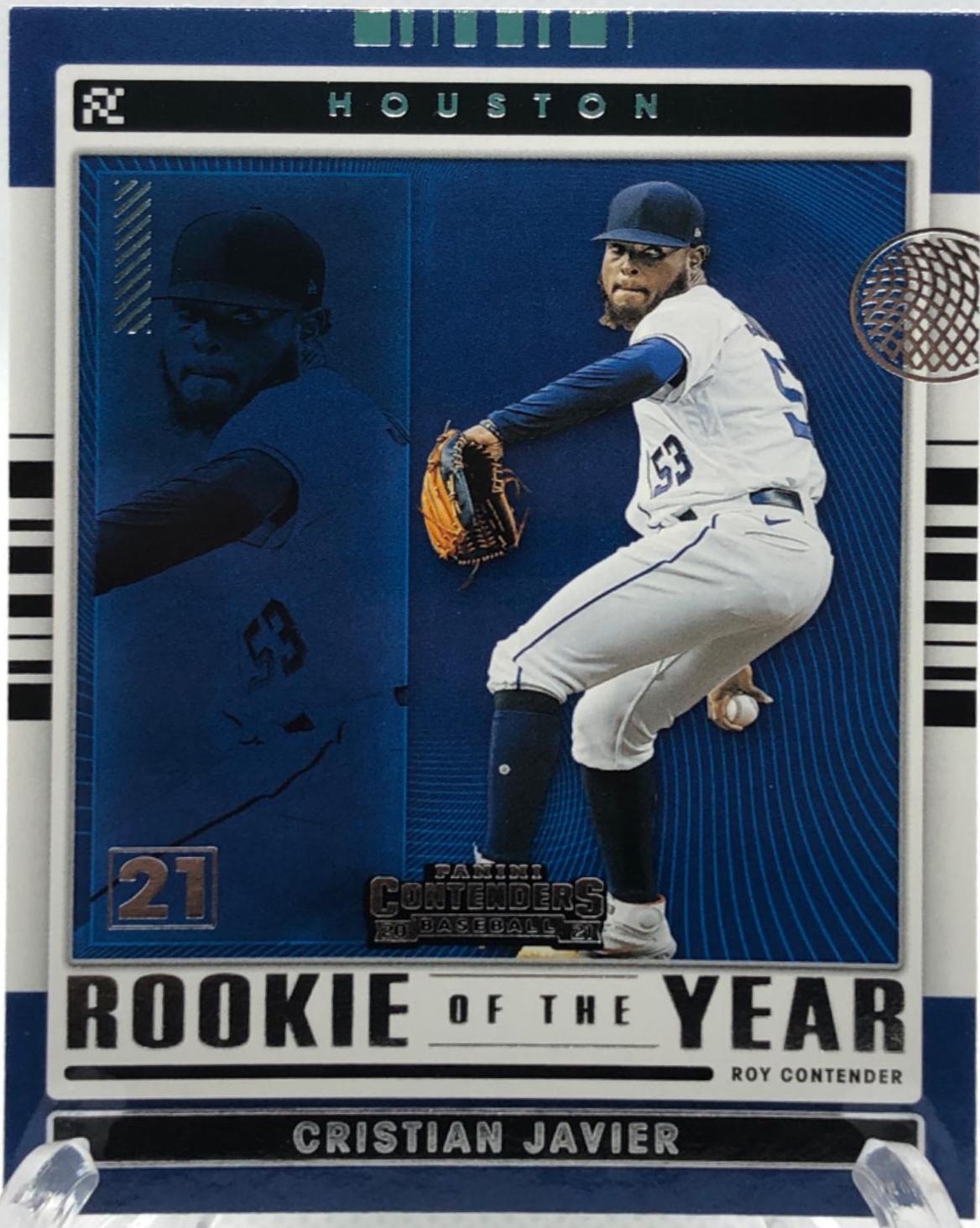 Cristian Javier #ROY-CJ Baseball Cards 2021 Panini Contenders