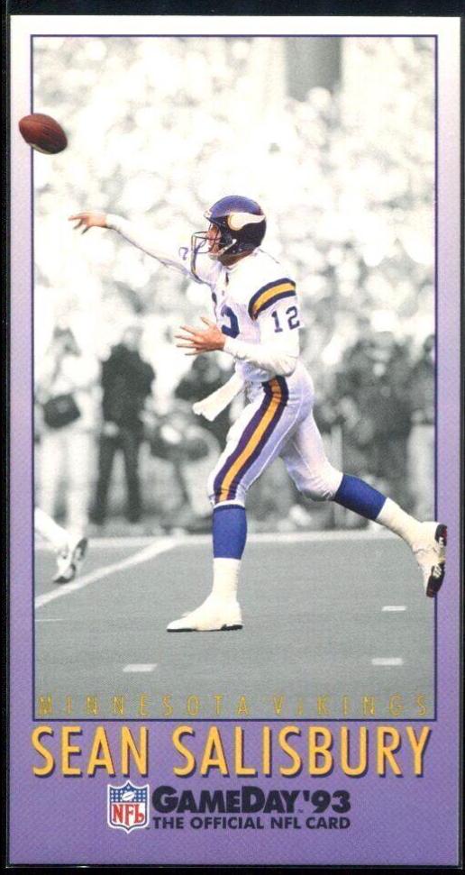 Sean Salisbury #249 1993 Fleer Gameday Football