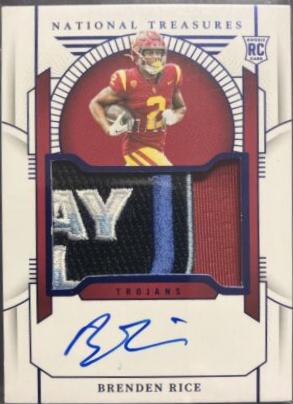 Brenden Rice [College Materials Signature Bowl Logo] #46