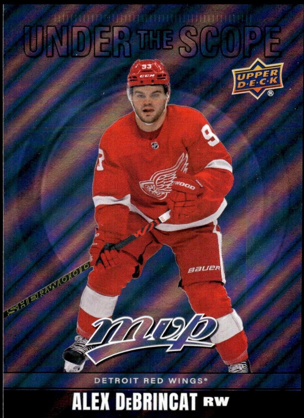 Alex DeBrincat #US-1 Hockey Cards 2024 Upper Deck MVP Under the Scope