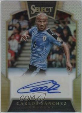 Carlos Sanchez #S-CS Soccer Cards 2016 Panini Select Signatures
