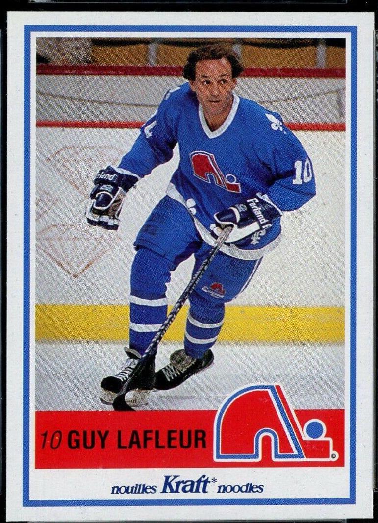 Guy Lafleur #22 Hockey Cards 1990 Kraft