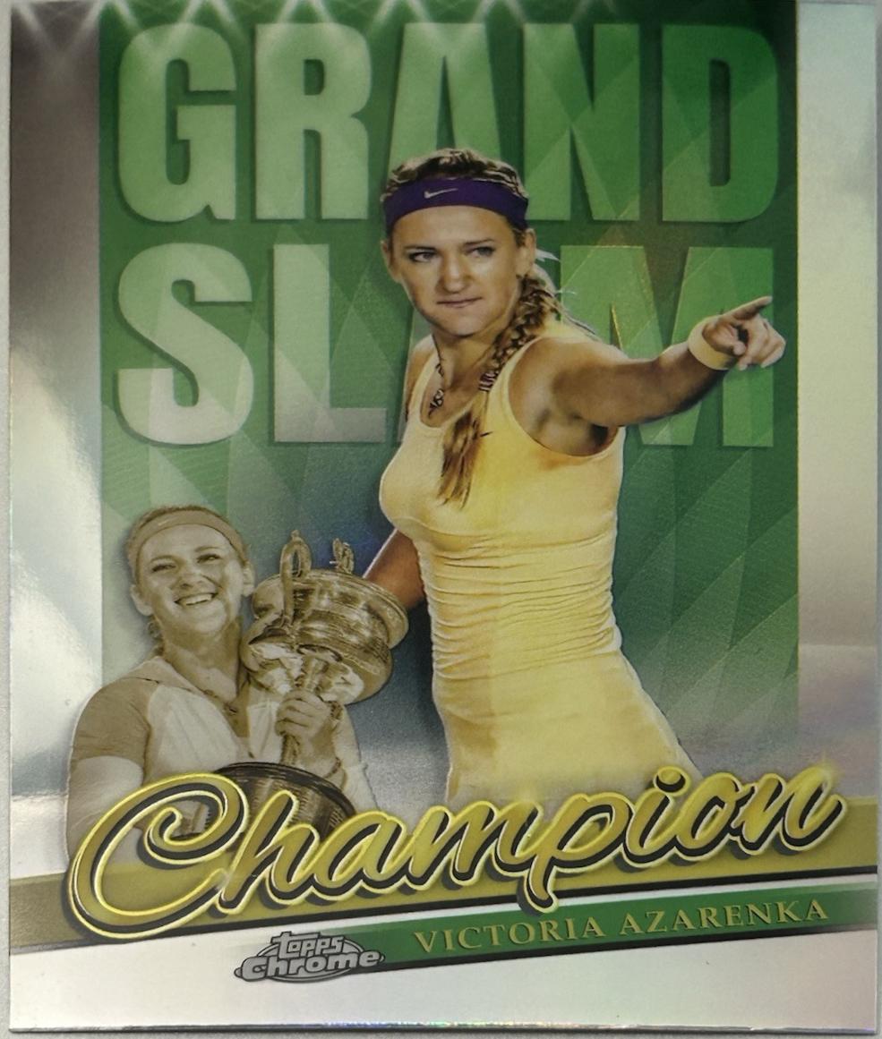 Victoria Azarenka #GSC-VA Tennis Cards 2024 Topps Chrome Grand Slam Champions